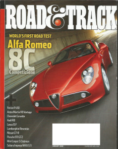 ROAD & TRACK 2008 JAN - ALFA COMPETIZIONE, CLUBMAN, V8 SHOOTOUT, NISSAN GT-R